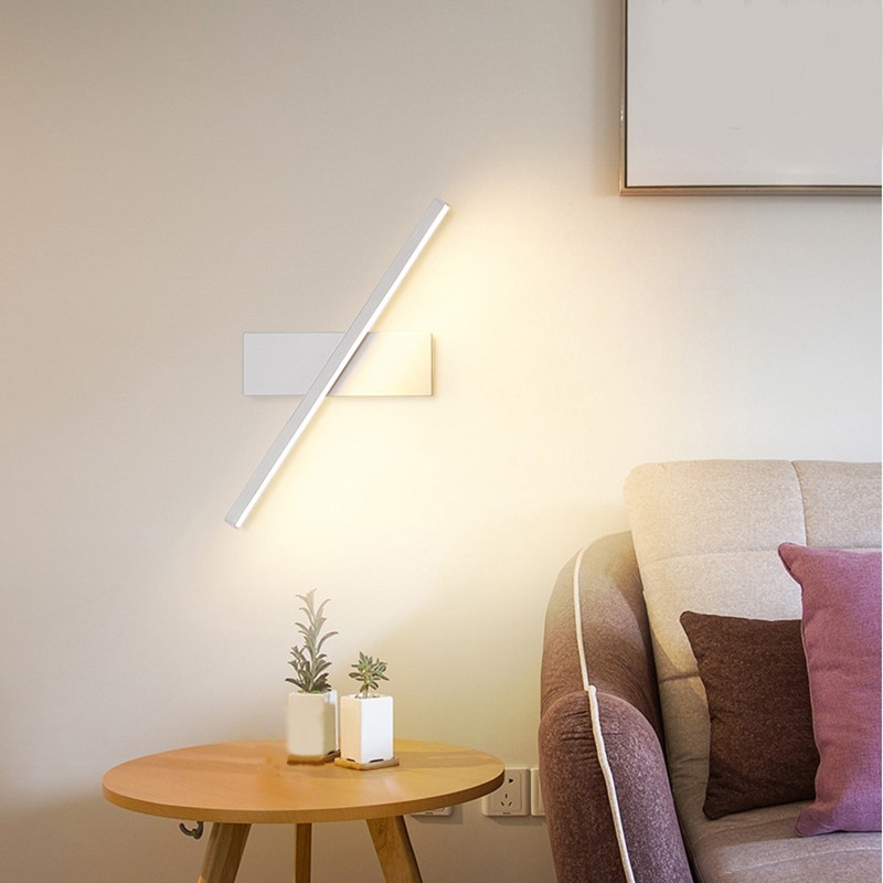 Lámpara de pared LED AIFENG: lámpara de pared giratoria minimalista y moderna de estilo nórdico