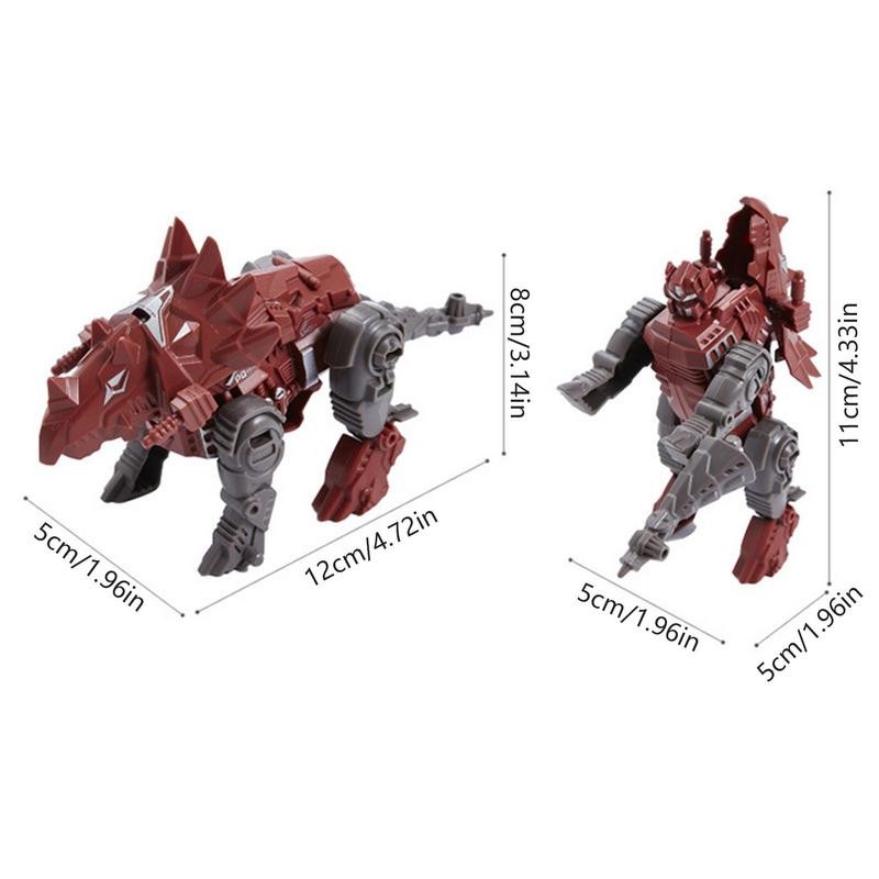 Juguete robot transformable 5 en 1, modelo de vehículo de ingeniería