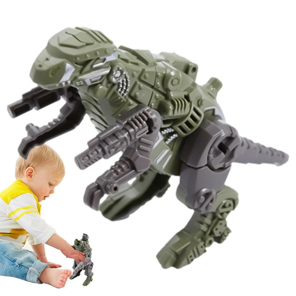 Juguete robot transformable 5 en 1, modelo de vehículo de ingeniería