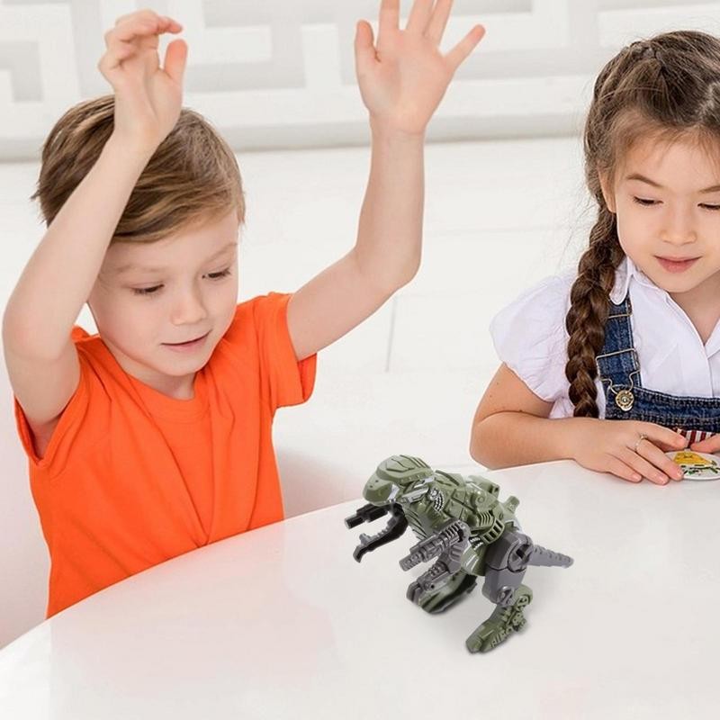 Juguete robot transformable 5 en 1, modelo de vehículo de ingeniería