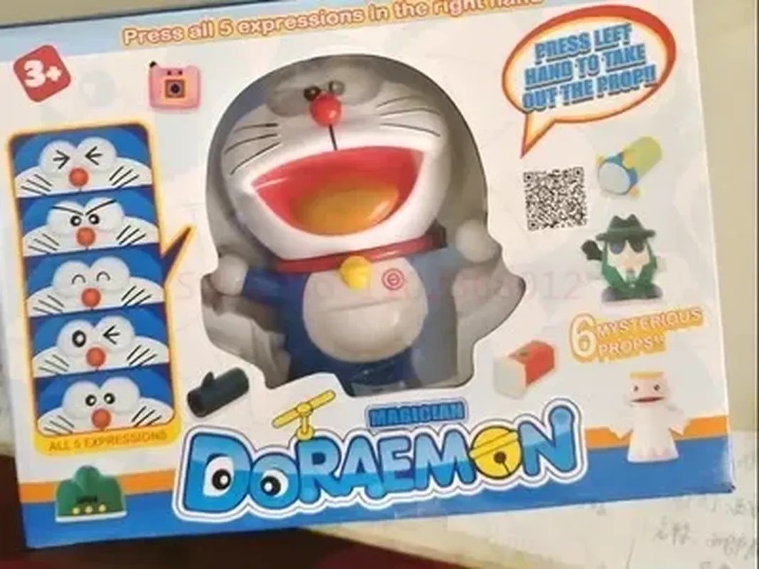Kit de modelo de Doraemon de Pokonyan: figura de acción transformable
