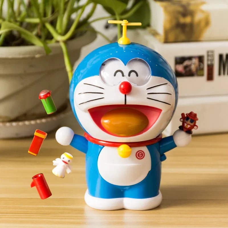 Kit de modelo de Doraemon de Pokonyan: figura de acción transformable