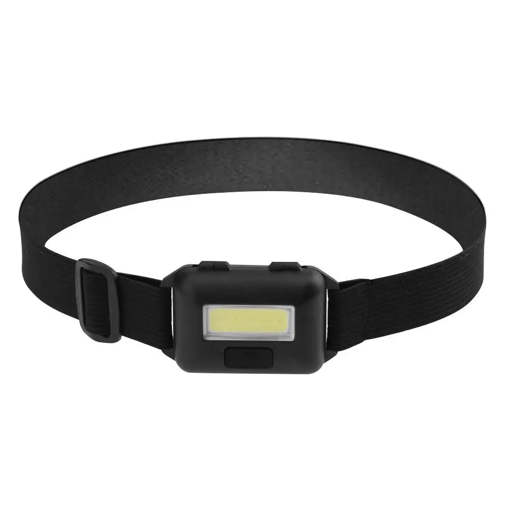Mini linterna frontal LED COB de 3 W: linterna frontal impermeable de 3 modos para acampar al aire libre y pescar de noche.