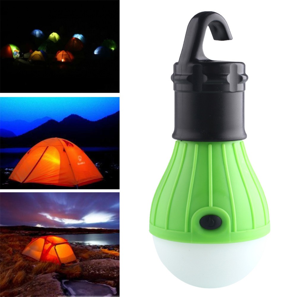 Lámpara de emergencia para tienda de campaña - Bombilla LED de luz blanca suave, portátil, de bajo consumo, para senderismo y acampada al aire libre