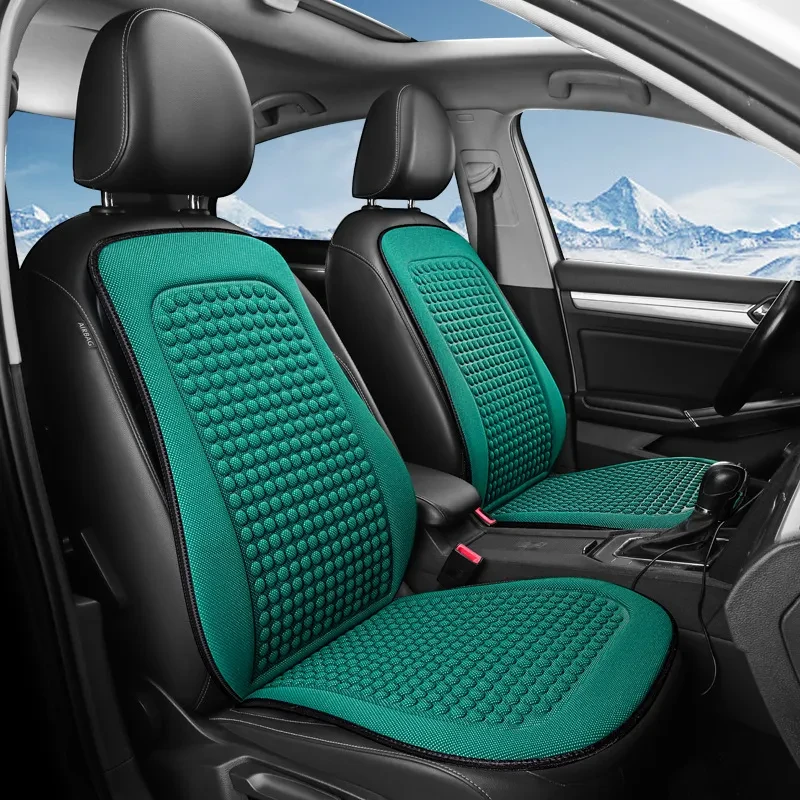 Cojín de asiento de coche sin ataduras de seda fresca