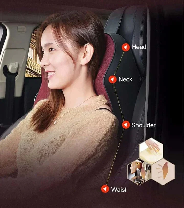 La almohadilla para el cuello más cómoda para el asiento del automóvil