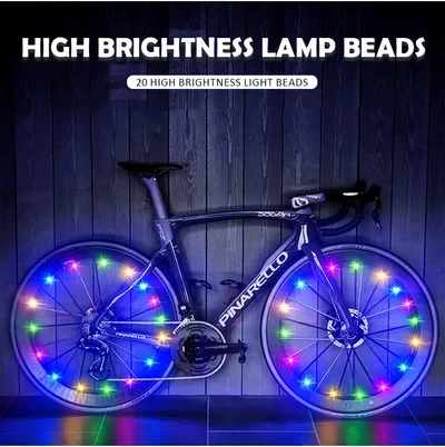 Luz nocturna para bicicleta (juego de 2)