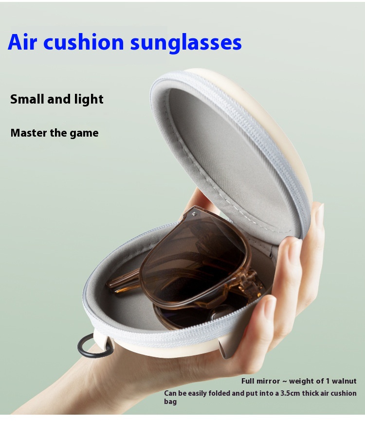 Gafas de sol plegables con protección solar retro de moda