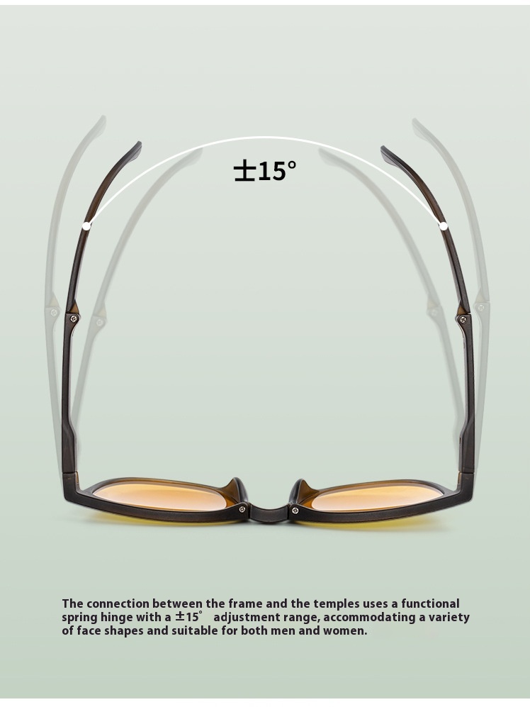 Gafas de sol plegables con protección solar retro de moda