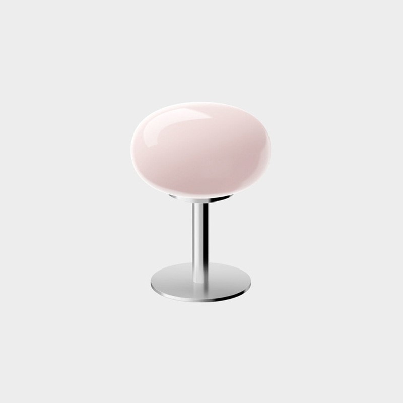 Lámpara de mesa de cristal Macaron - Lámpara de ambiente tricromática con atenuación para sala de estar, luz nocturna con protección ocular para la decoración de la mesita de noche del dormitorio de una niña