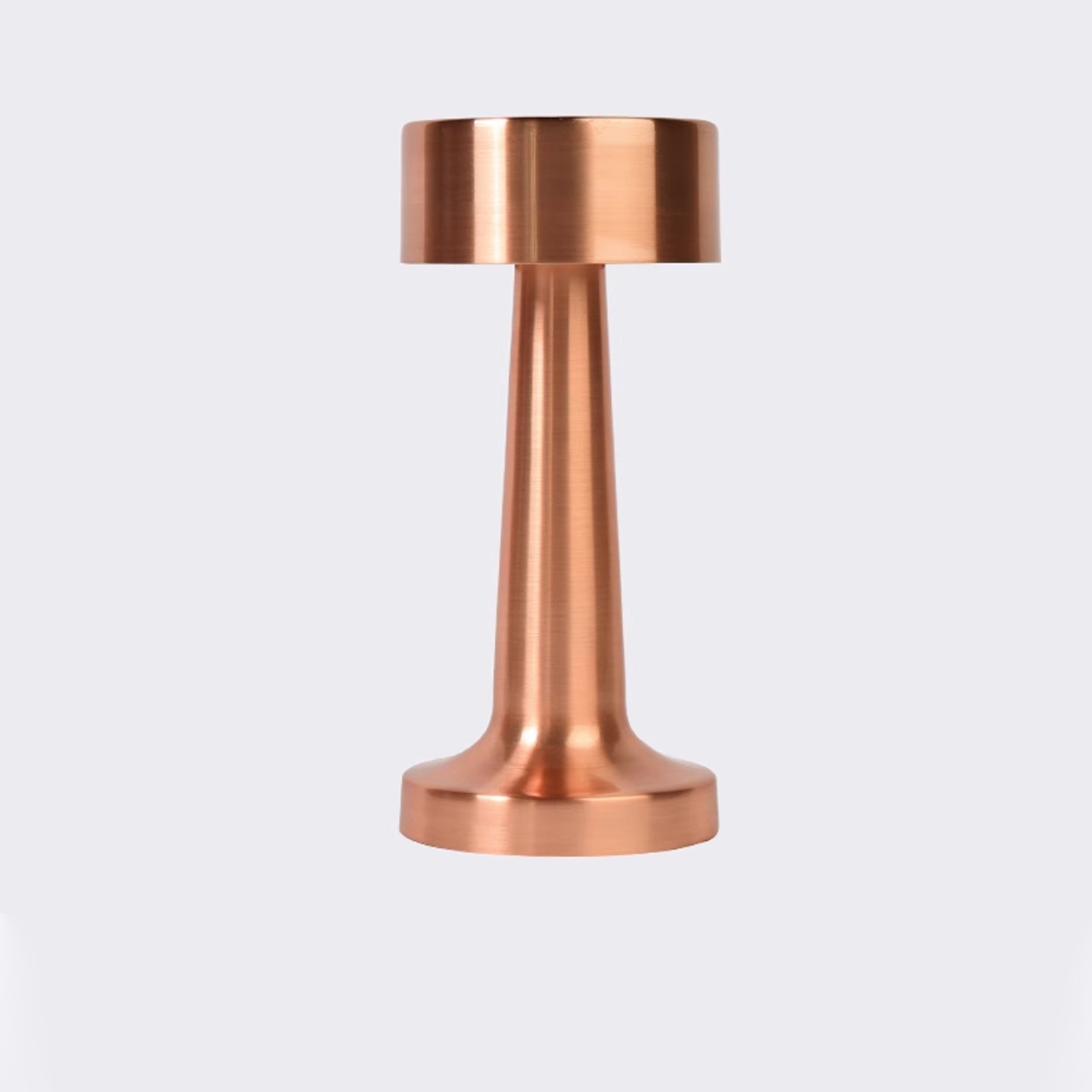 Lámpara de escritorio LED inalámbrica: control táctil, recargable, estilo modernista Art Déco, con 3 temperaturas de color y brillo ajustable.