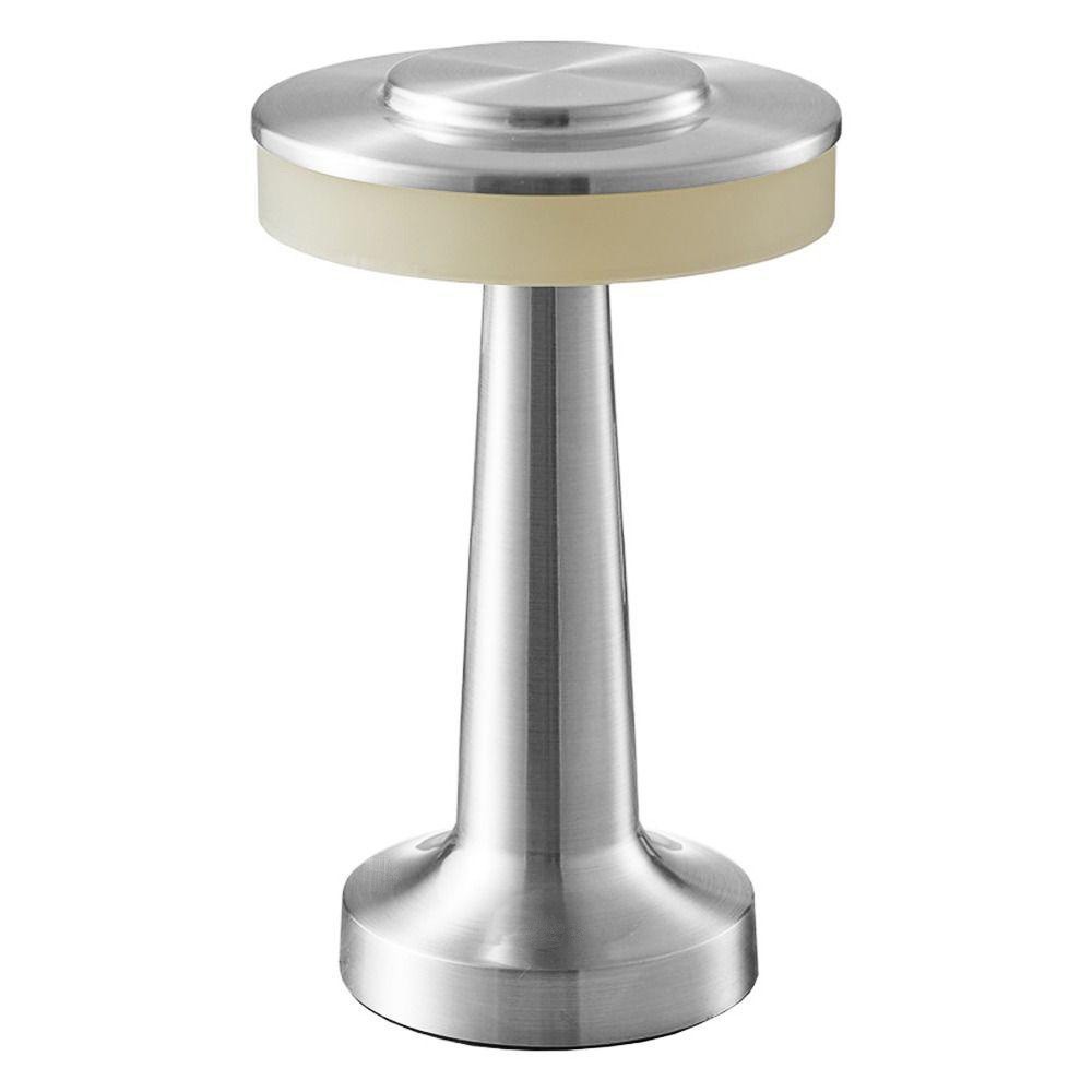 Lámpara de mesa LED retro recargable por USB, ideal para comedores, bares de hotel, cafeterías, decoración nocturna para exteriores e iluminación de mesitas de noche.