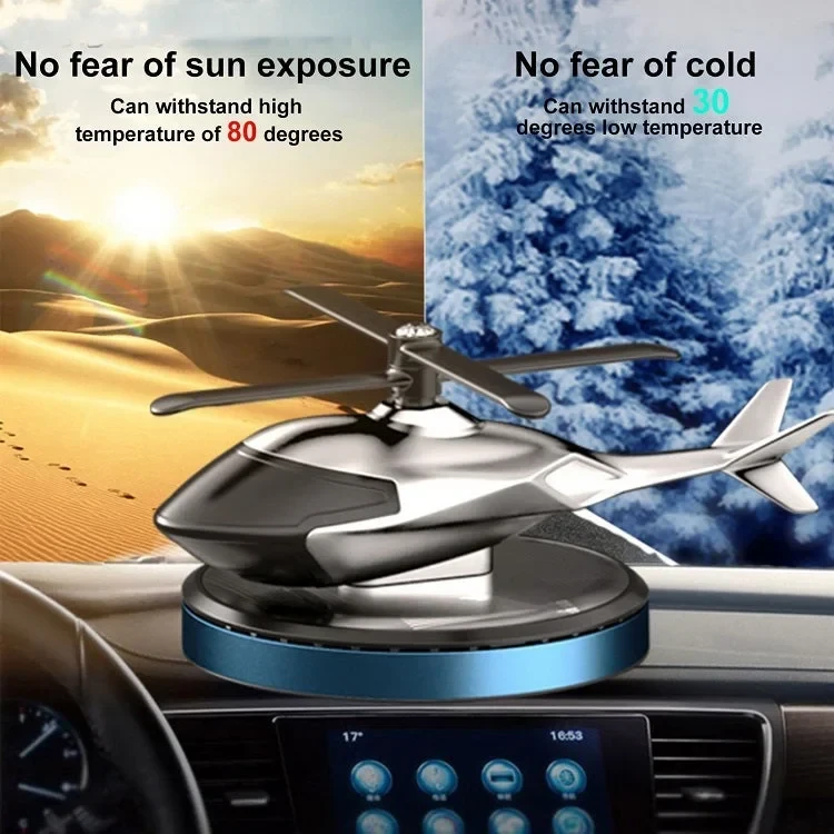 Ambientador Solar Helicóptero de Metal v2.0 - Ambientador gratis