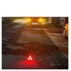 Luz de advertencia triangular de emergencia solar 2 en 1 para carretera