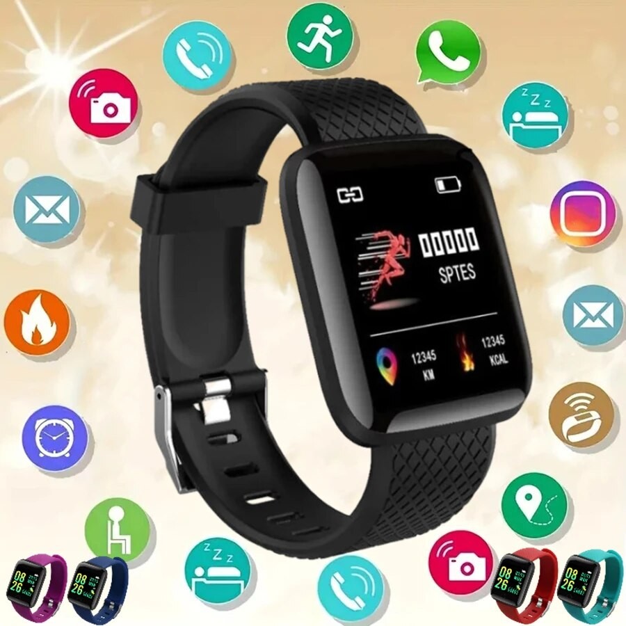 Reloj inteligente multifunción D13: recordatorio de mensajes, control de música, seguimiento deportivo y despertador.