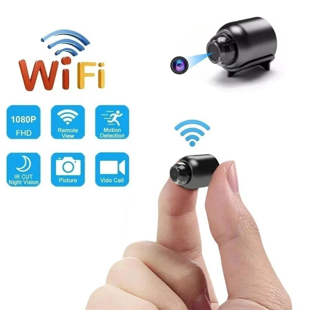 NUEVA Minicámara X5 HD1080P: Cámara compacta inalámbrica WiFi con grabación cíclica