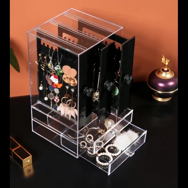 Caja de almacenamiento de cosméticos de acrílico
