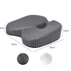 Cojín de espuma viscoelástica de rebote lento para asiento de coche