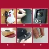 Reloj de pared con gato nórdico con cola meneando