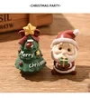 Adornos de animales de Papá Noel hechos a mano