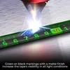 Cinta métrica de acero fluorescente