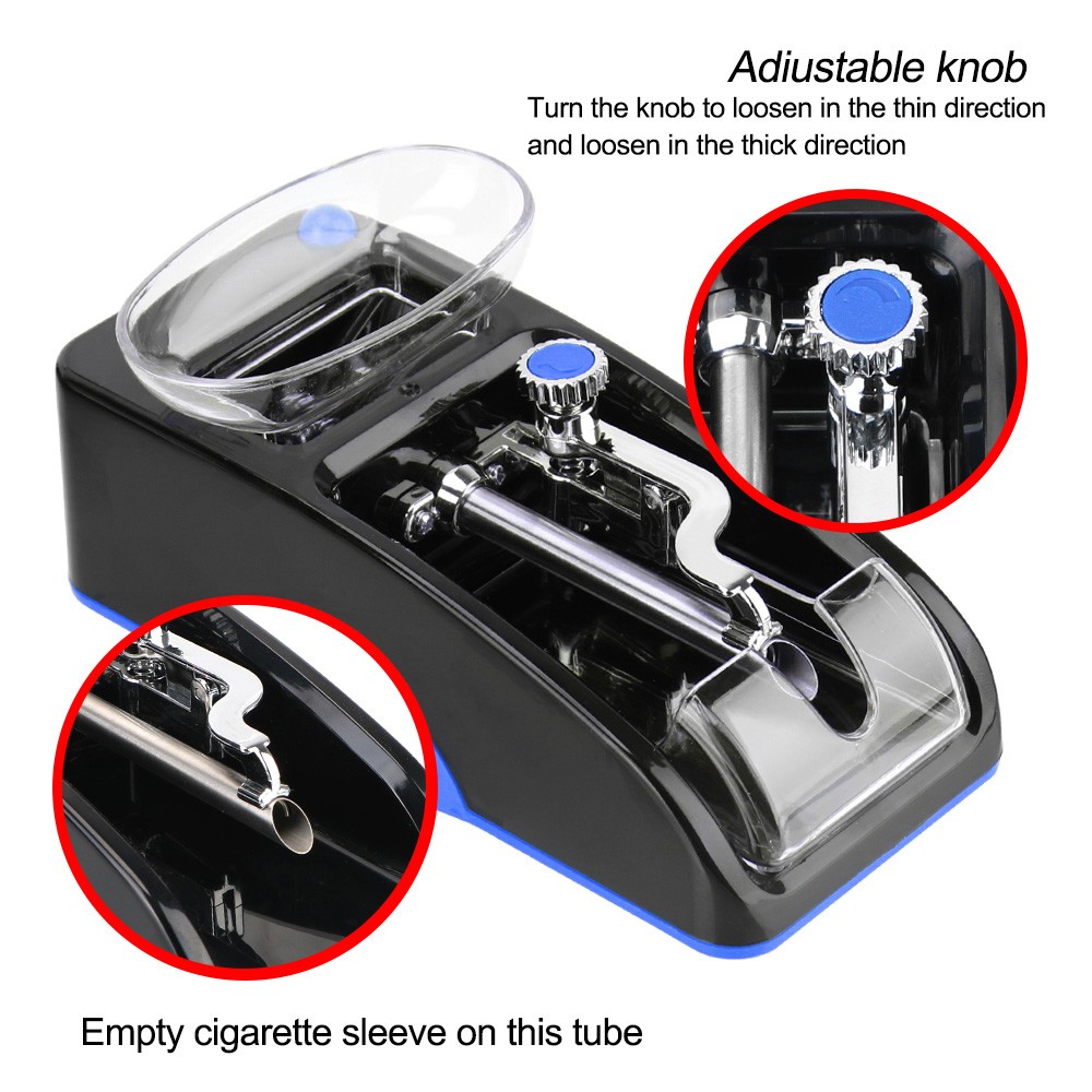Máquina automática eléctrica para liar cigarrillos: herramienta para hacer cigarrillos con inyectores caseros
