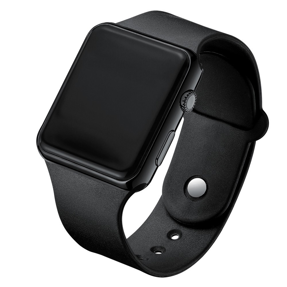 Reloj digital LED deportivo de moda - Reloj de silicona informal para hombre y mujer