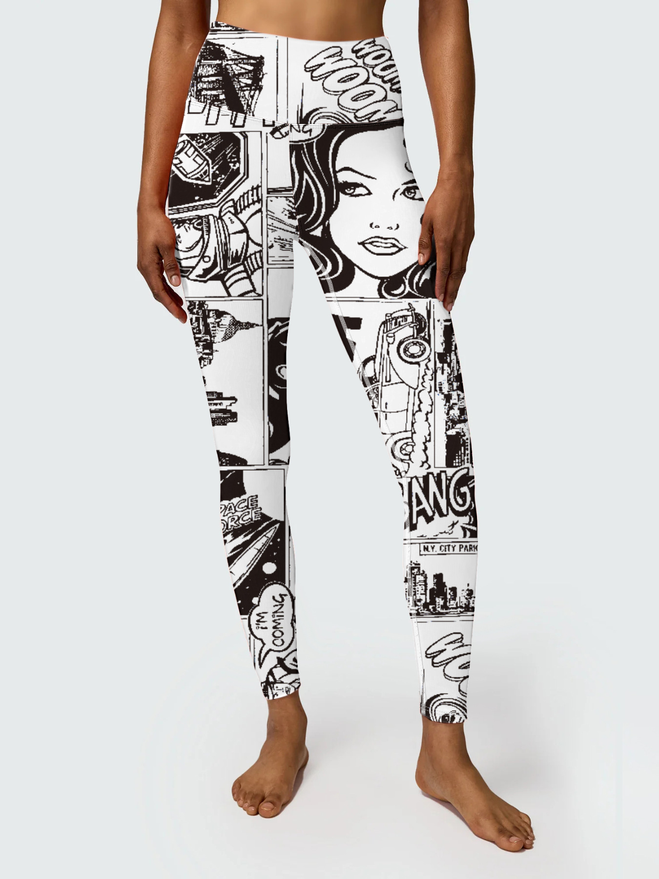 Pantalones de yoga estampados para mujer