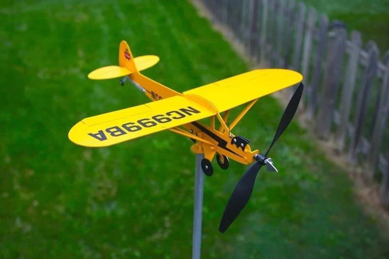 Veleta para avión Piper J3 Cub: regalos para amantes de los vuelos