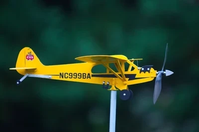 Veleta para avión Piper J3 Cub: regalos para amantes de los vuelos