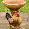 Comederos para pájaros con esculturas para exteriores