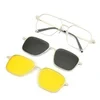 Gafas de sol polarizadas magnéticas 3 en 1 para hombre y mujer