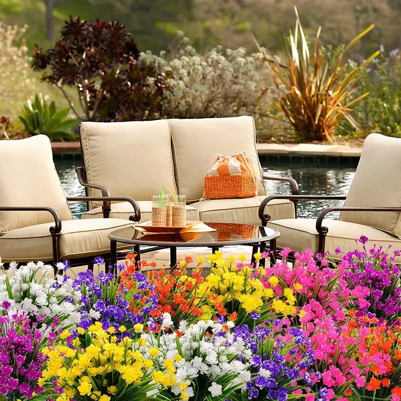 Flores artificiales para exterior