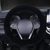 Funda universal de felpa para volante de coche