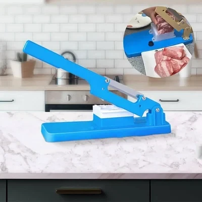 Cortadora de mesa multifuncional - Corte de carne congelada