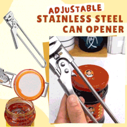 Abrelatas ajustable de acero inoxidable