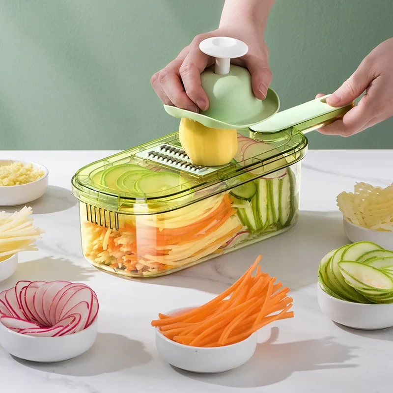 Juego de cocina multifuncional para cortar verduras y carne