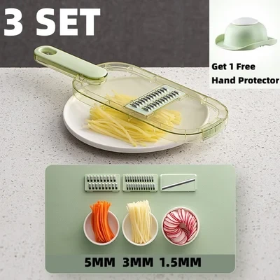 Juego de cocina multifuncional para cortar verduras y carne