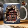 Taza con estantería 3D