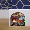 Ratón 3D leyendo un libro en una ratonera - Adhesivo decorativo para pared