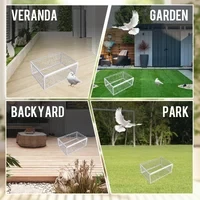 Jaula para pájaros AutoTrap - Solo entrada, sin salida, con base