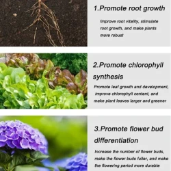 Fertilizante orgánico universal en tabletas de liberación lenta para jardinería doméstica