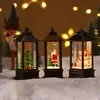 Decoraciones de linternas navideñas con forma de bola de nieve