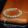 Brazalete de hoja de oro de la suerte de jade Wotian
