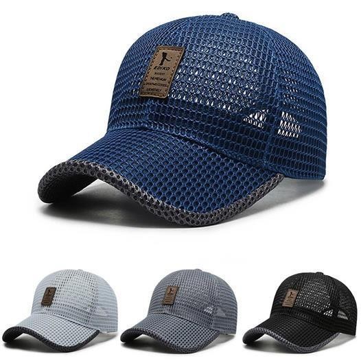 Gorra de béisbol informal de verano para exteriores, sombrero de pesca con protección solar