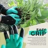 Guantes protectores con garras para jardinería