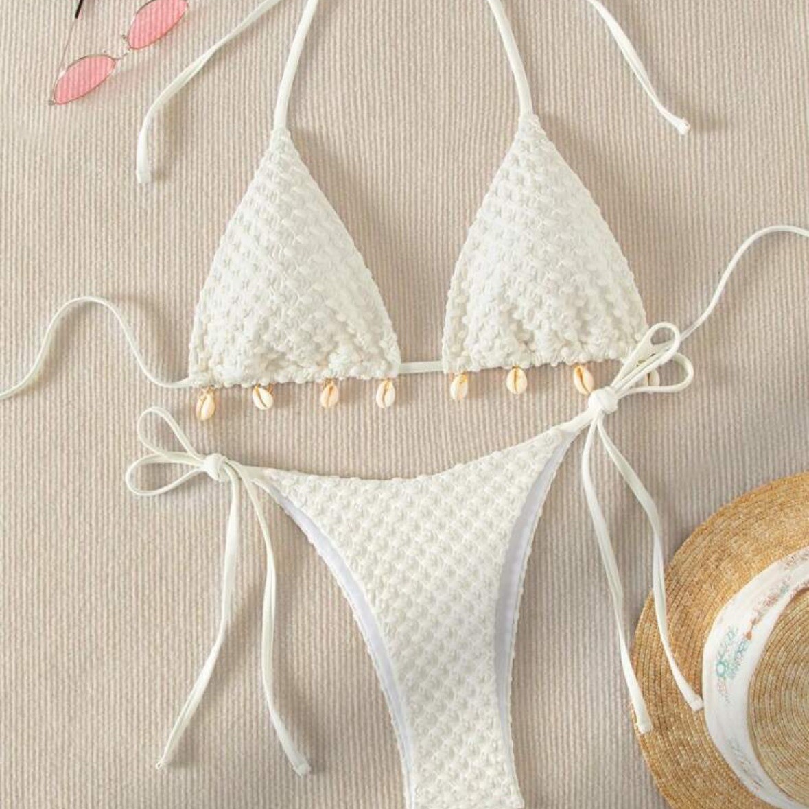 Traje de baño dividido de tela especial