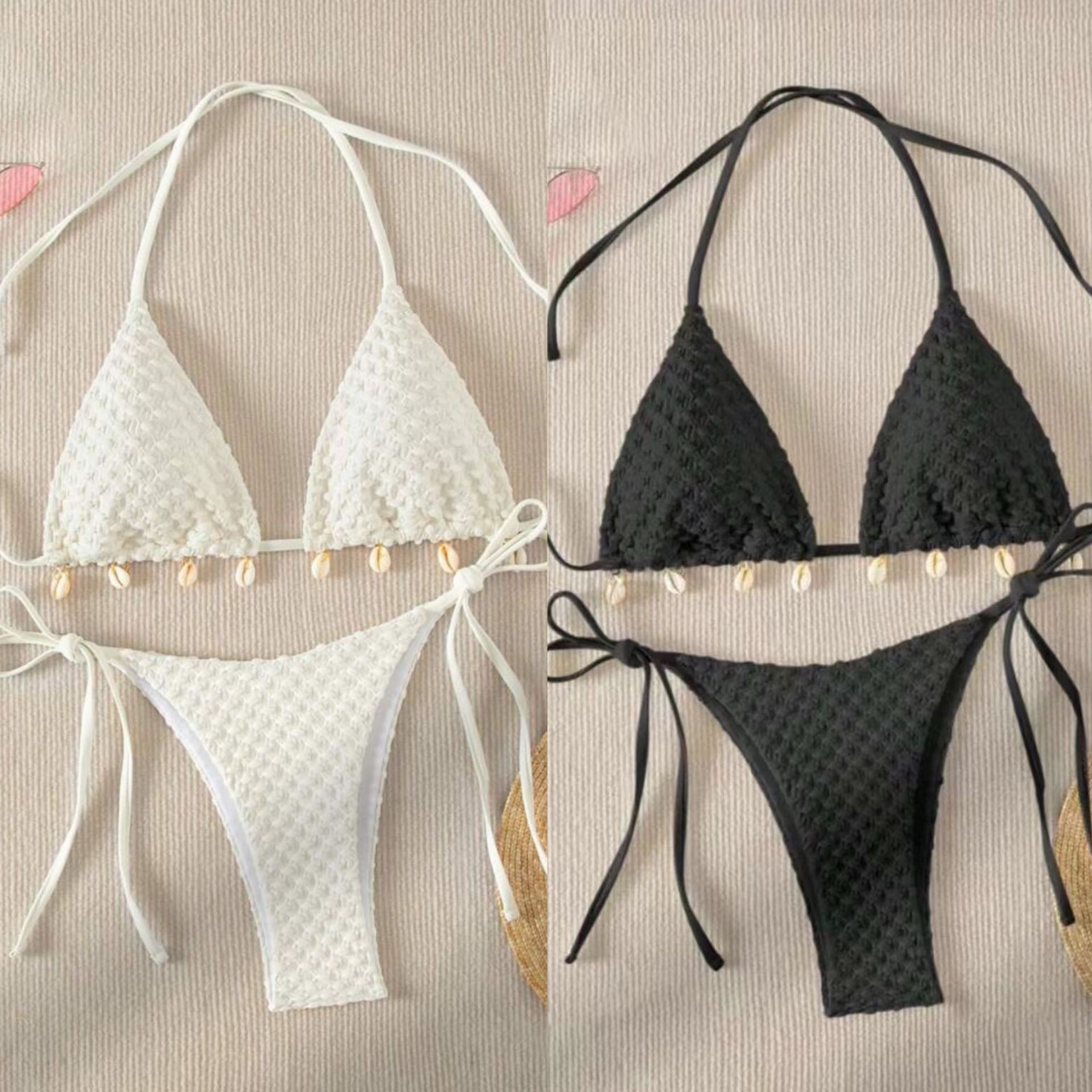 Traje de baño dividido de tela especial