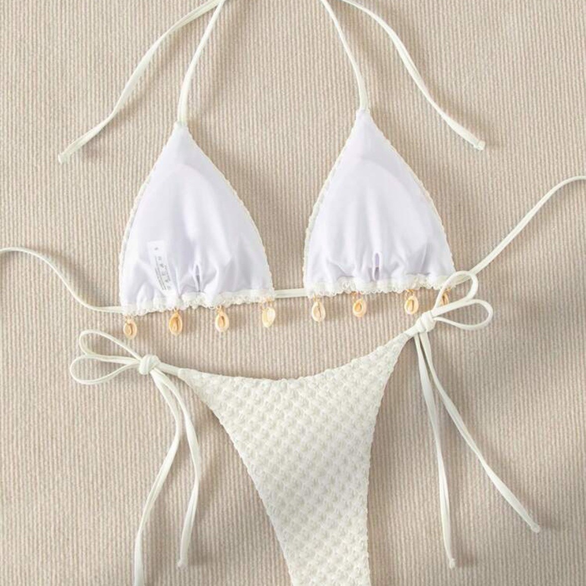 Traje de baño dividido de tela especial
