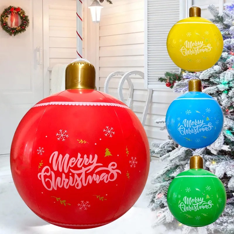 Bola inflable de farol navideño: manualidades divertidas y decoración para exteriores